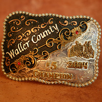 Waller County Belt Buckle Award
