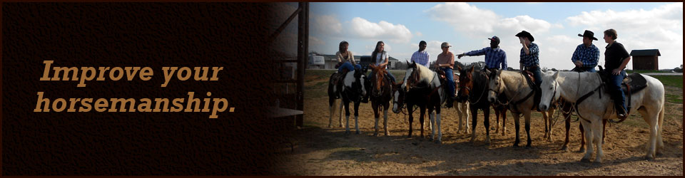 Improve your horsemanship.